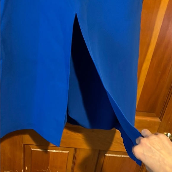 Ted Baker Royal Blue Elspeth Dress Overlay Romper - Picture 6 of 14